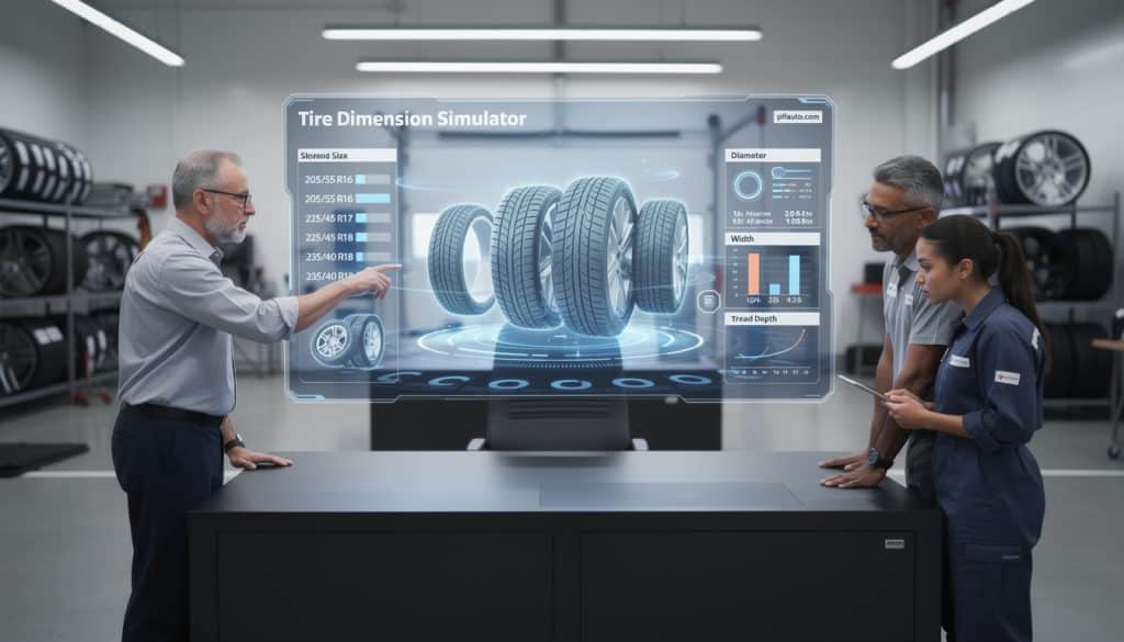 utilisez le simulateur de dimension pneus sur pifauto.com pour comparer facilement les tailles et choisir le pneu adapté à votre véhicule.