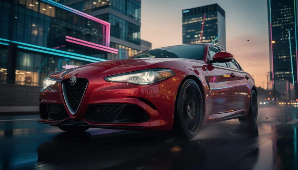 découvrez l'alfa romeo 6 underground, où la puissance de la giulia quadrifoglio rencontre l'intensité de l'action pour une expérience de conduite inoubliable.