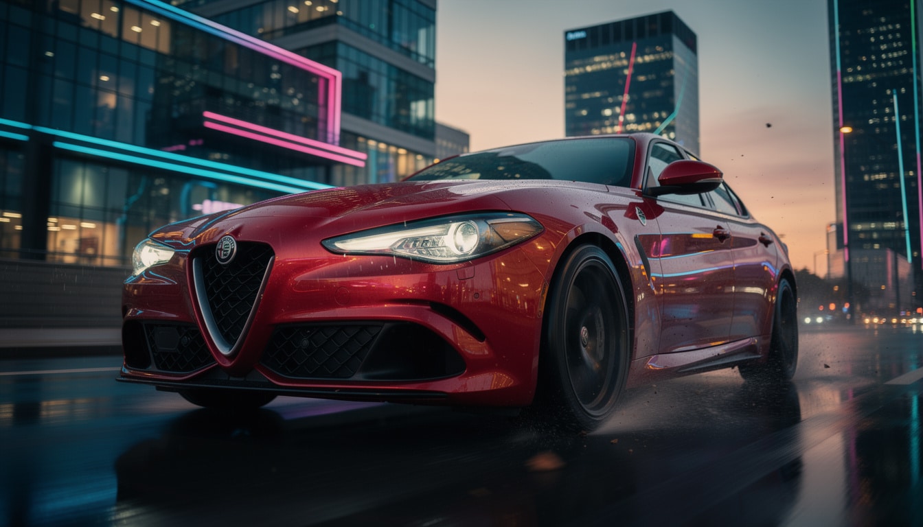 découvrez l'alfa romeo 6 underground, où la puissance de la giulia quadrifoglio rencontre l'intensité de l'action pour une expérience de conduite inoubliable.