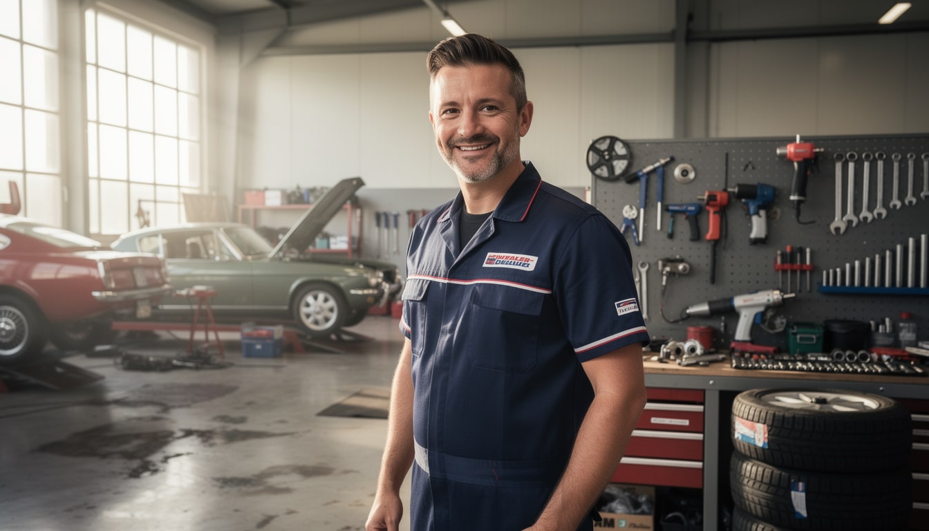 découvrez aurélien letheux, mécanicien expert et animateur passionné de wheeler dealers france, alliant savoir-faire technique et enthousiasme pour la restauration automobile.