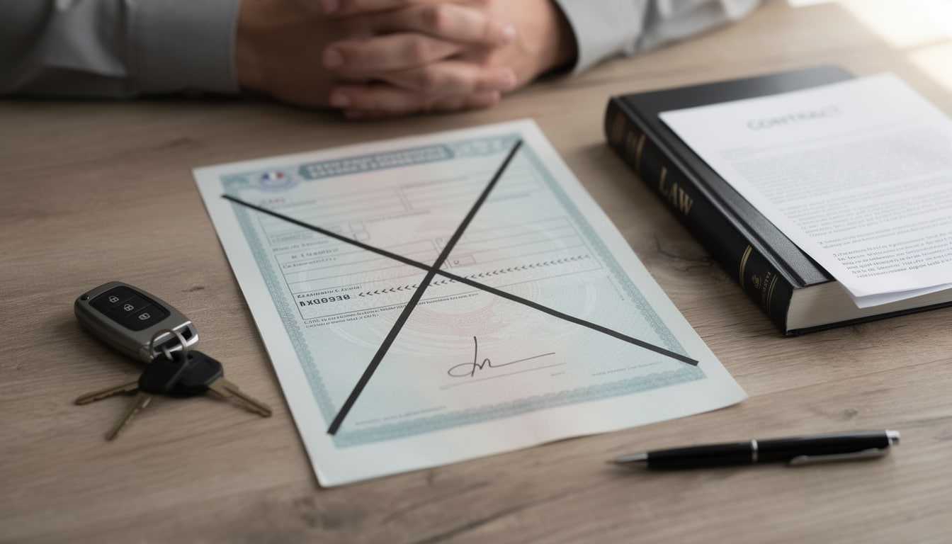 découvrez les conséquences d'une carte grise barrée non signée et les solutions pour régulariser la situation rapidement et en toute légalité.
